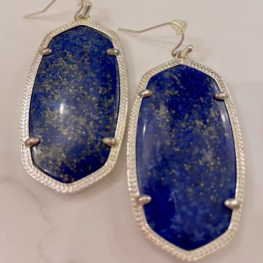 Kendra Scott- blue w/ silver